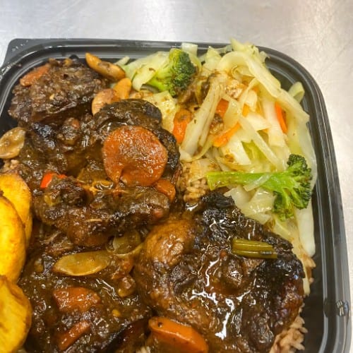 Oxtail Combo Dinner.