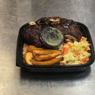 Fire Pit Jerk Chicken Dinner