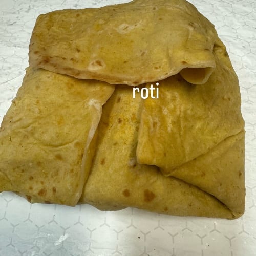Curry Chicken Roti.
