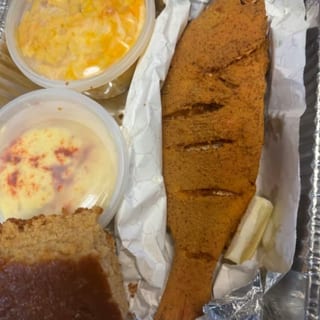 Whole Fried Snapper Dinner