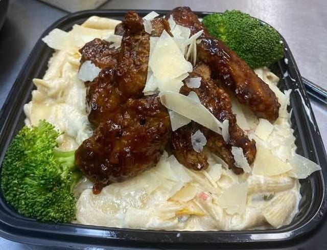 Jerk Chicken Rasta Pasta.
