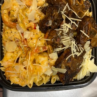 Oxtail & Shrimp Rasta Pasta