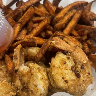 Garlic hot shrimp