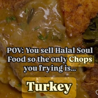 Smothered Turkey Chops Dinner